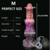 1 (5) Huge Squirting Dildo with Suction Cup, Fantasy Ejaculating Dildo, Monster Big-Knot Dildo