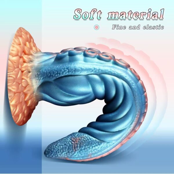 9.44 inch Octopus Tentacle Dildo with Suction Cup, Fantasy Anal Dildo