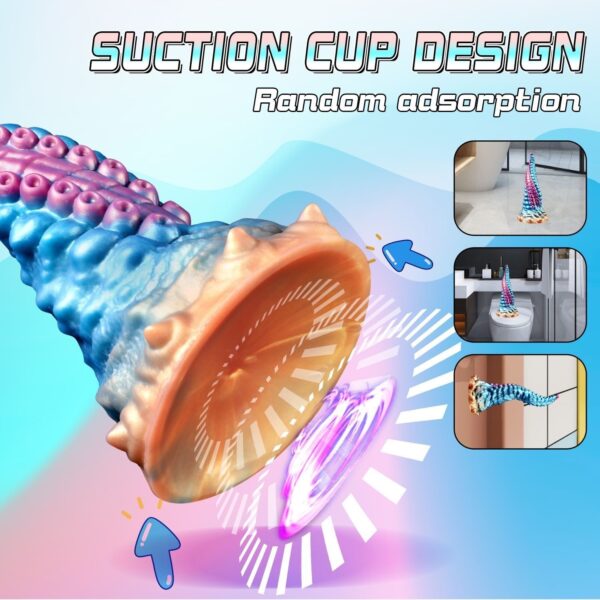 9.84in Fantasy Tentacle Dildo, Soft & Flexible Monster Tentacle Anal Dildo