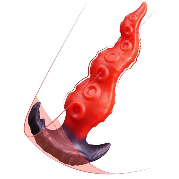 Large Wearable Butt Plug, 8.07inch Fantasy Tentacle Anal Plug