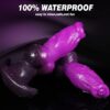 Inflatable Big-Knot Butt Plug, 6.7inch Wearable Anal Plug with Safe T-Base, Silicone Inflatable Anal Dildo