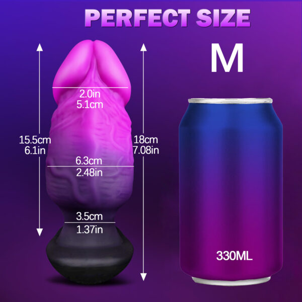 Large Wearable Butt Plug, Huge Buttplug Big Anal Dildo, Soft Silicone Anal Plug with T Base
