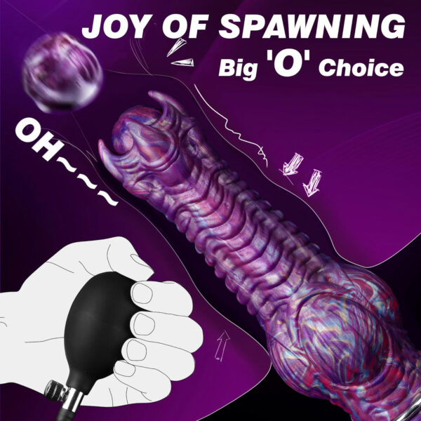9.84 inch Fantasy Big-Knot Ovipositor Dildo
