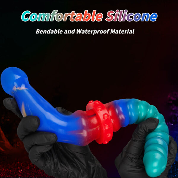 Double-Ended Dildo, Soft Silicone Double Dildo, Double Sided Dildo