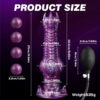 9.84 inch Fantasy Big-Knot Ovipositor Dildo