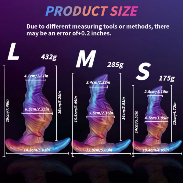 Large Butt Plug for women Men, Wearable Anal Plug with T-Base