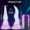8.07 inch Fantasy Curved G-Spot Dildo with Suction Cup
