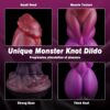 主图02 9 inch Fantasy Knot Dildo with Suction Cup, Monster Big-Knot Anal Dildo