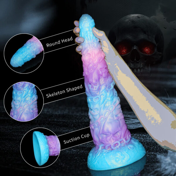 15.43 inch Huge Fantasy Alien Dildo, Giant Monster Dildo with Suction Cup
