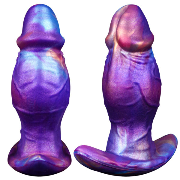 6.8 inch Inflatable Butt Plug Anal Plug, Large Buttplug Anal Trainer Stretcher, Wearable Inflatable Anal Dildo with T-Base