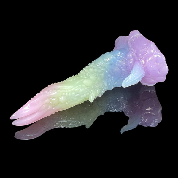 8.46 inch Fantasy Animal Dildo with Suction Cup, Soft Silicone Dildo