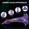 8.26 inch Silicone Monster Dildo, Fantasy Couples Sex Toy