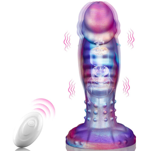 8.07 inch Fantasy Thrusting Dildo, Monster Thrusting Vibrator