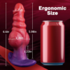 6.6 inch Wearable Butt Plug, Large Anal Plug Buttplug Anal Trainer, Fantasy Monster Knot Dildo